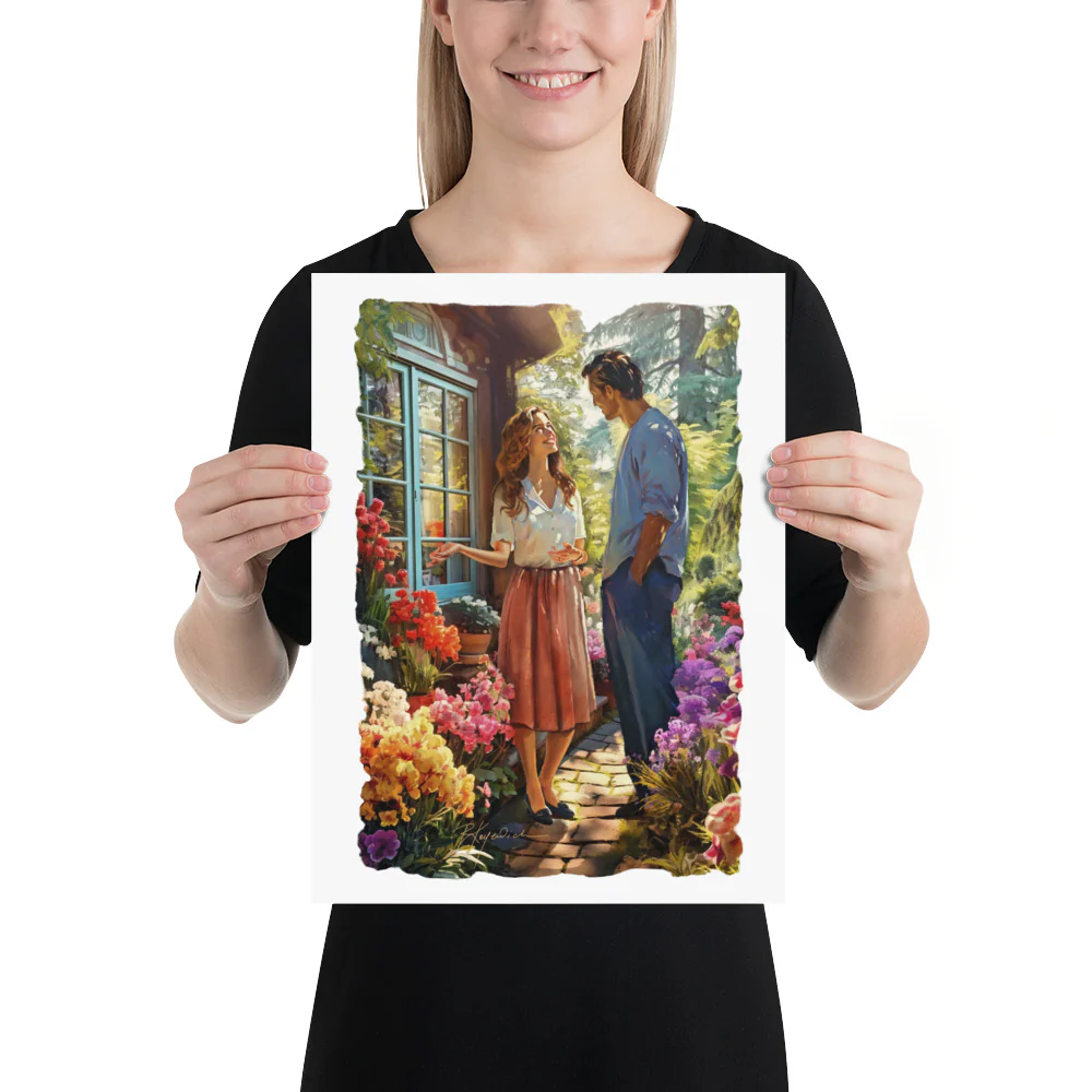 Blossoming Romance Art Print - Image 3