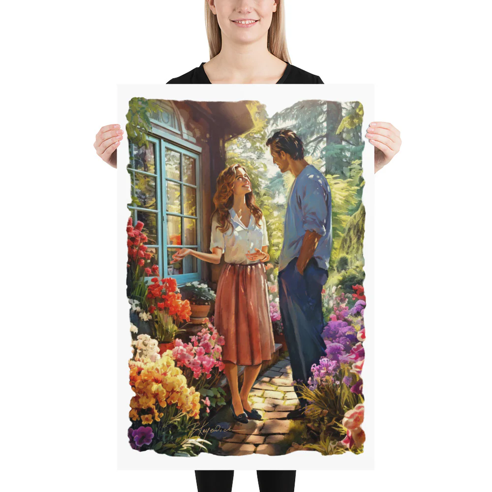 Blossoming Romance Art Print - Image 4