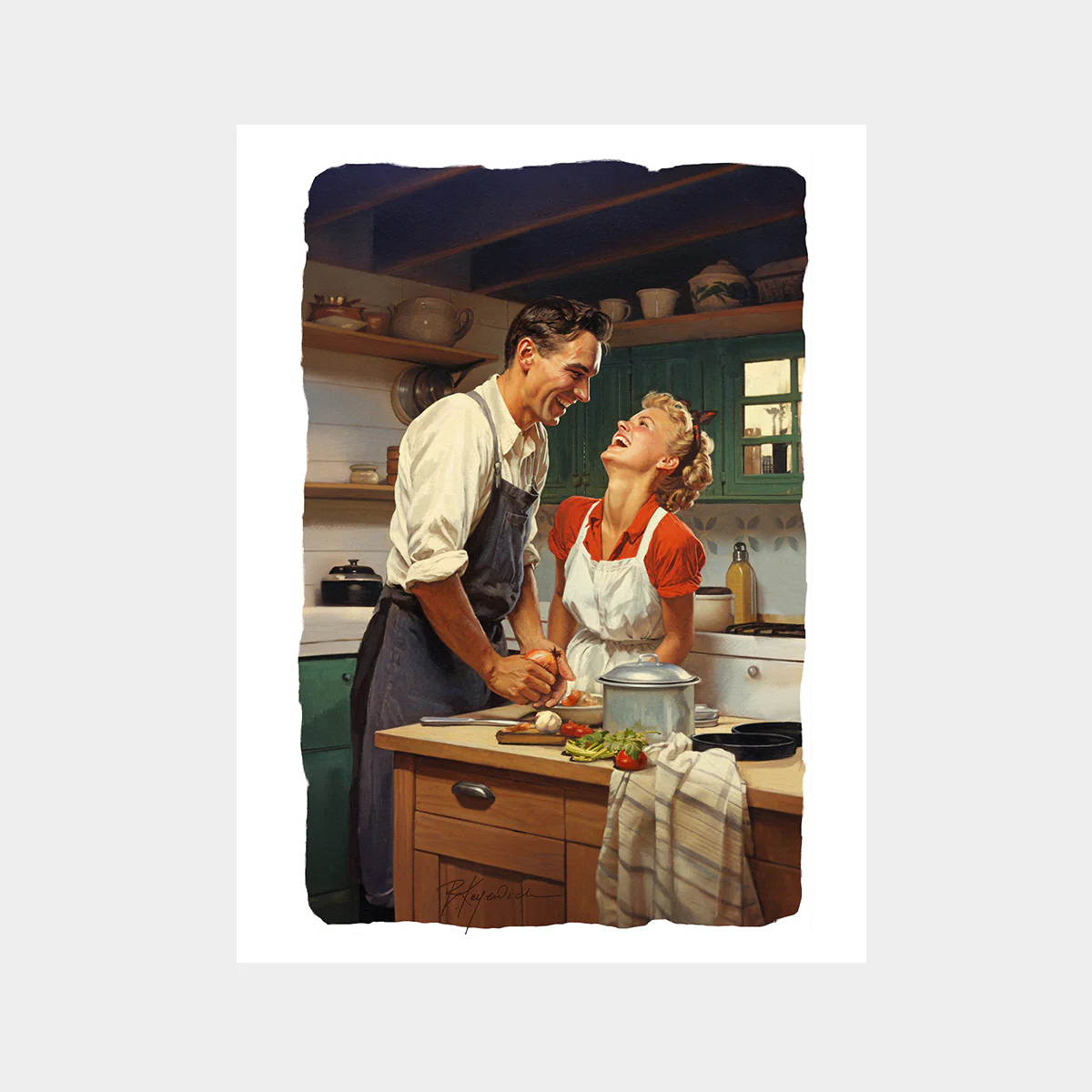 Homefront Harmony Art Print
