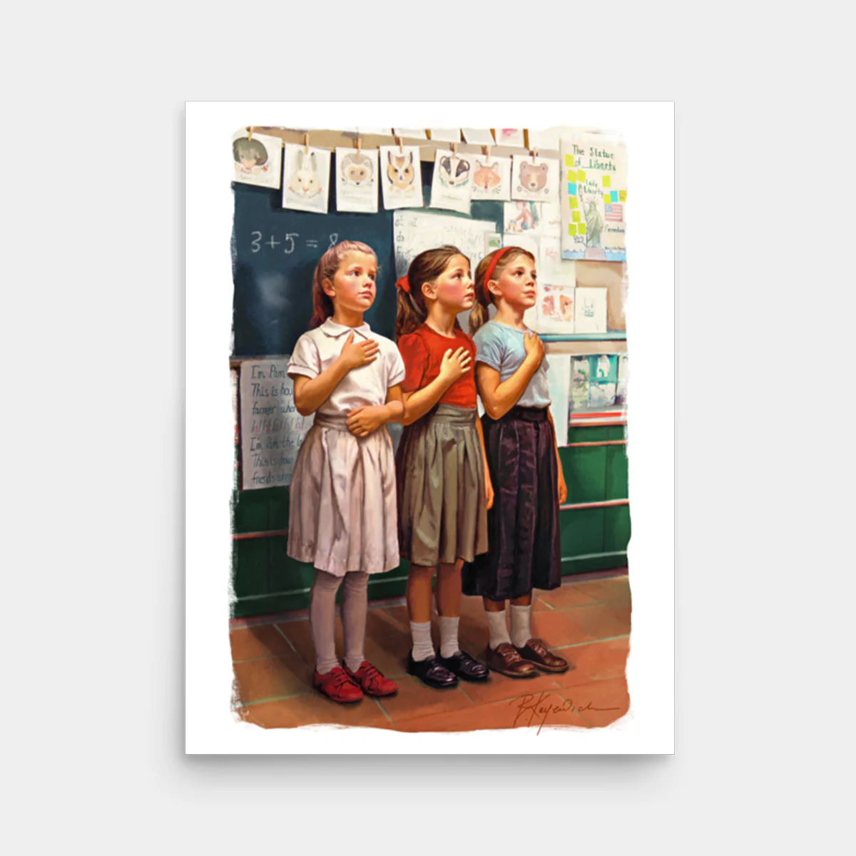 Pledge of Allegiance Art Print