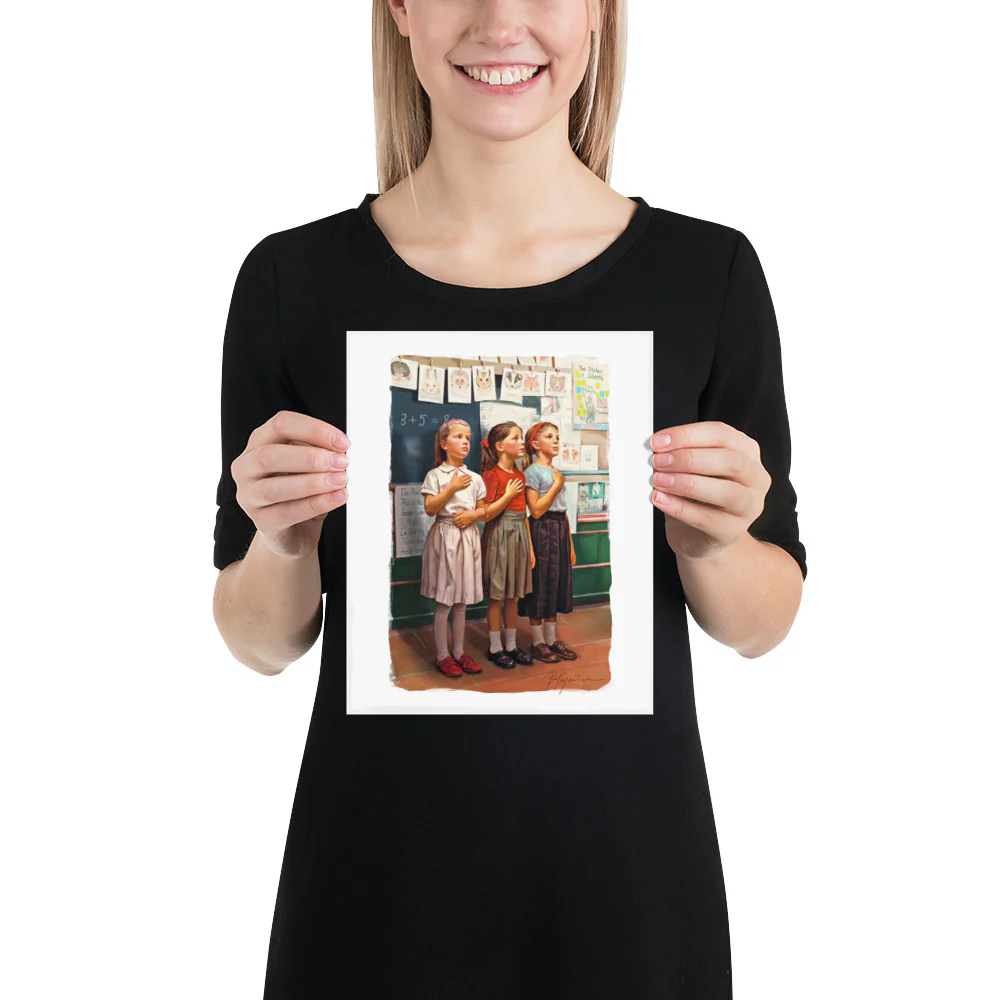 Pledge of Allegiance Art Print - Image 2