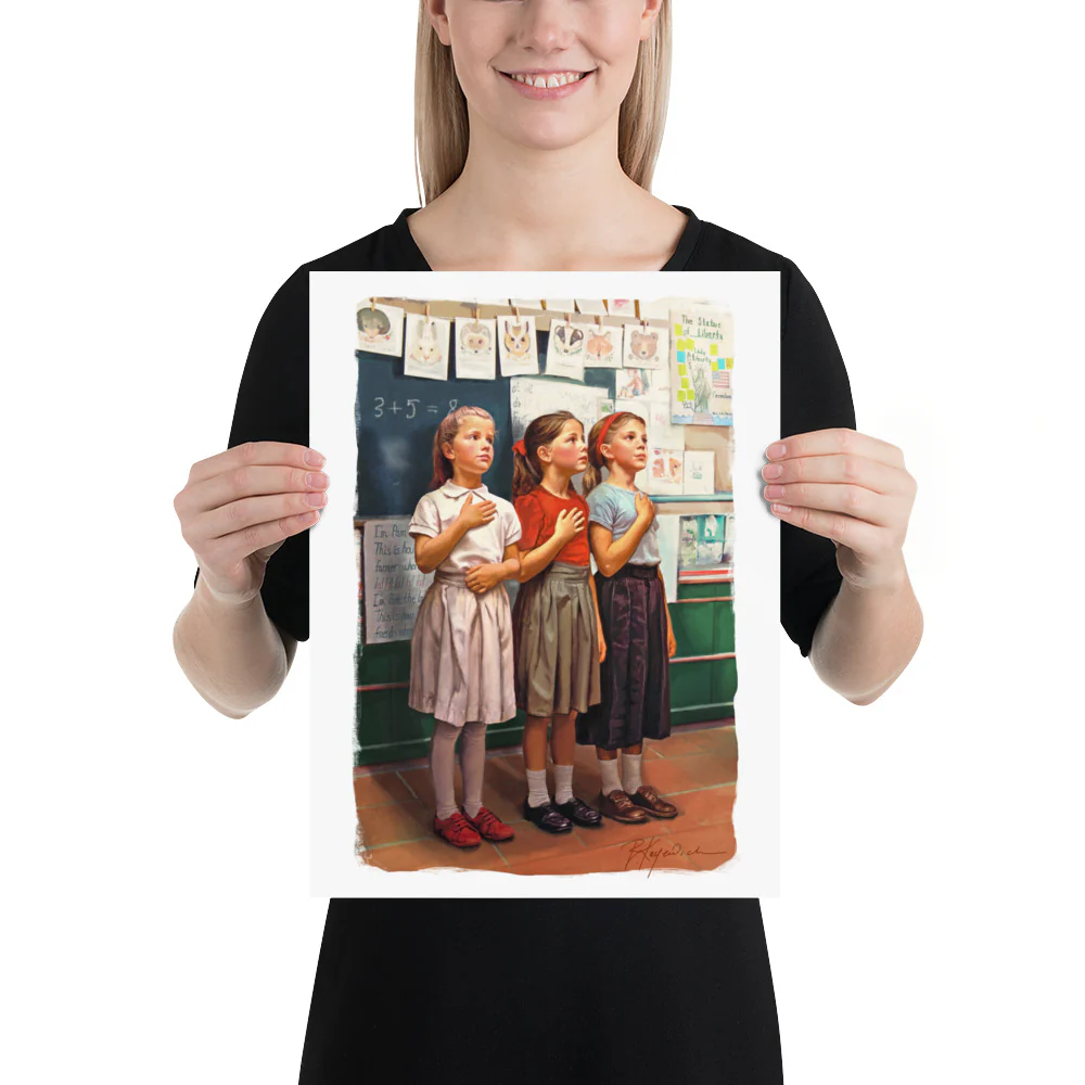 Pledge of Allegiance Art Print - Image 3