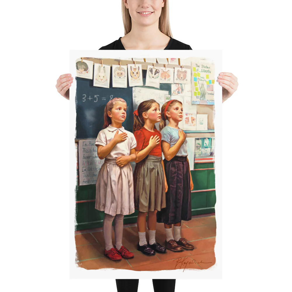 Pledge of Allegiance Art Print - Image 4