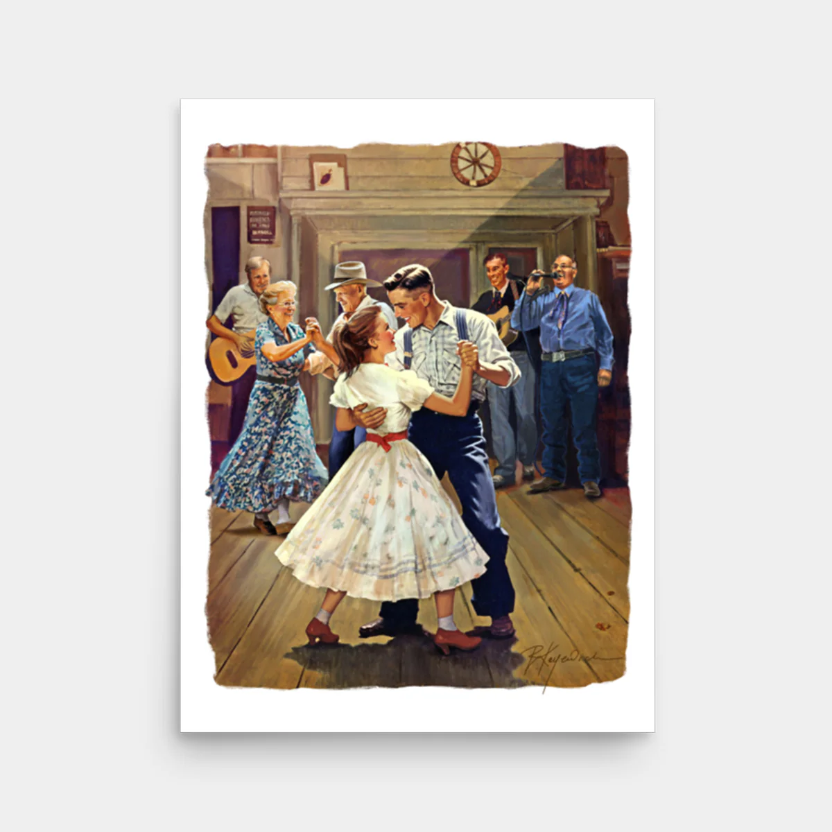 Square Dance Art Print