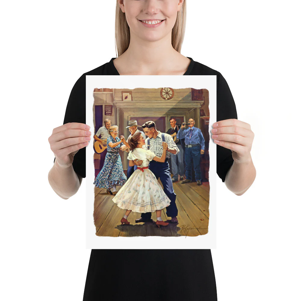 Square Dance Art Print - Image 3