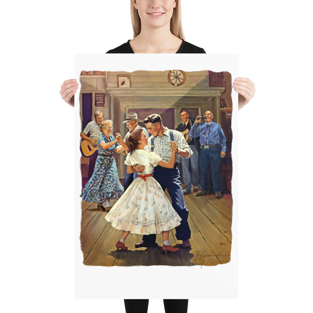 Square Dance Art Print - Image 4