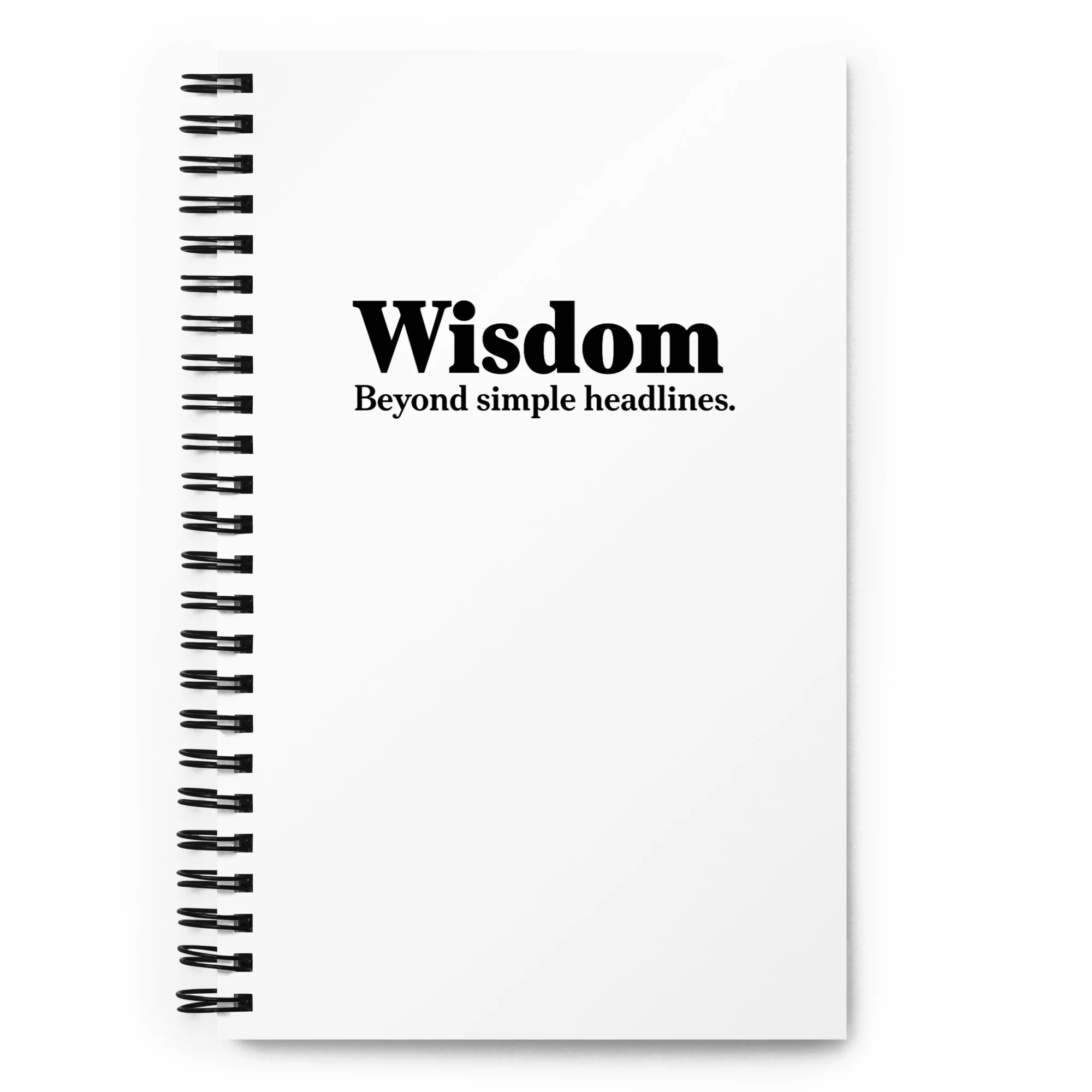 Wisdom Spiral Notebook — Beyond Simple Headlines - Image 2